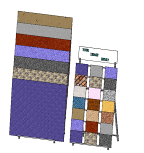 a-frame tile displays mixed 2